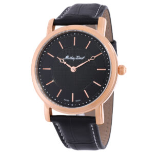 mathey tissot city quartz black dial men's watch h611252pn