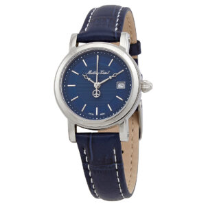 Витрина mathey tissot city quartz blue dial ladies watch d31186abu