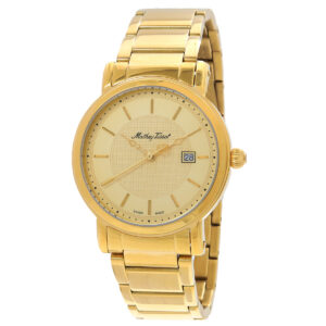 Витрина mathey tissot city quartz champagne dial men's watch hb611251mpdi