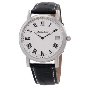mathey tissot city quartz white dial men's watch h611252abr