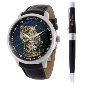 mathey tissot edmond auto handcrafted multi color dial men's watch mc1886aleo