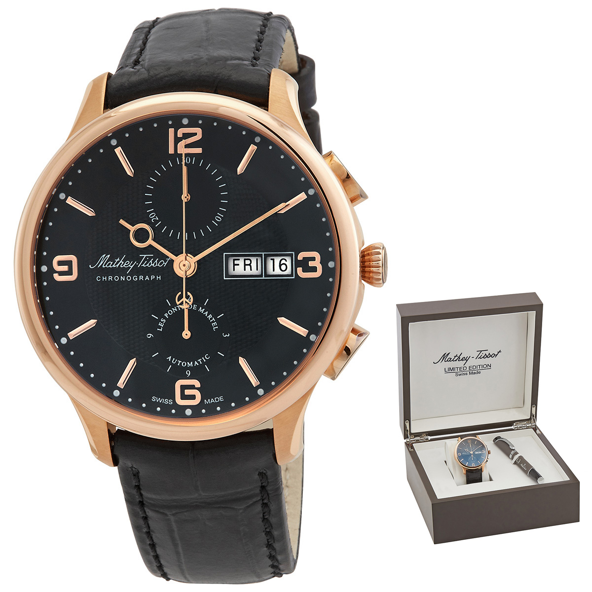 mathey tissot edmond chrono automatic chronograph black dial men's watch h1886chatpn mathey tissot edmond chrono automatic chronograph black dial men's watch h1886chatpn