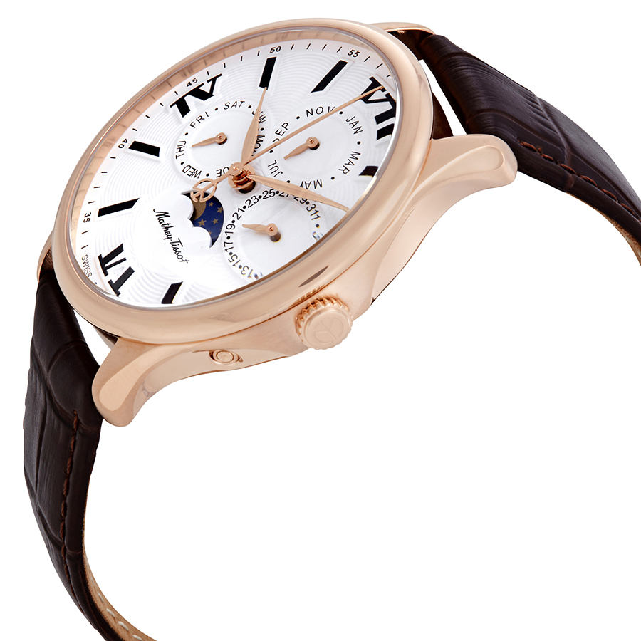 mathey tissot edmond moon phase white dial men's watch h1886rpi mathey tissot edmond moon phase white dial men's watch h1886rpi