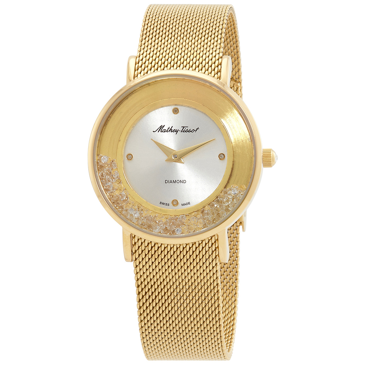 mathey tissot electra quartz diamond silver dial ladies watch d983spyi mathey tissot electra quartz diamond silver dial ladies watch d983spyi
