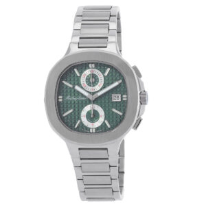 Витрина mathey tissot evasion chronograph quartz green dial men's watch h152chav
