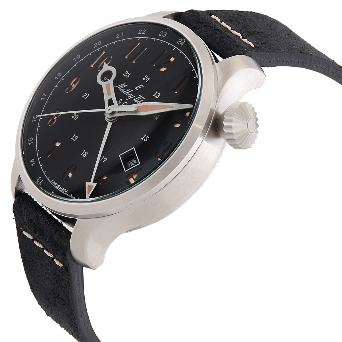 mathey tissot gmt 293 automatic black dial men's watch h123abu mathey tissot gmt 293 automatic black dial men's watch h123abu