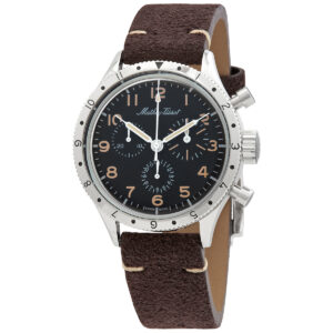 mathey tissot homage type xx chronograph quartz black dial men's watch typexxchalno