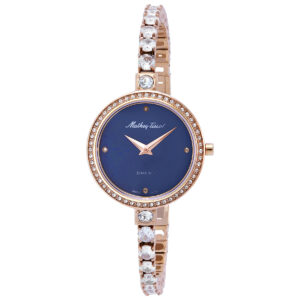 Витрина mathey tissot infinity quartz diamond crystal blue dial ladies watch d986spbu