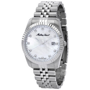 Home mathey tissot mathey ii quartz crystal mother of pearl dial men's watch h710ai