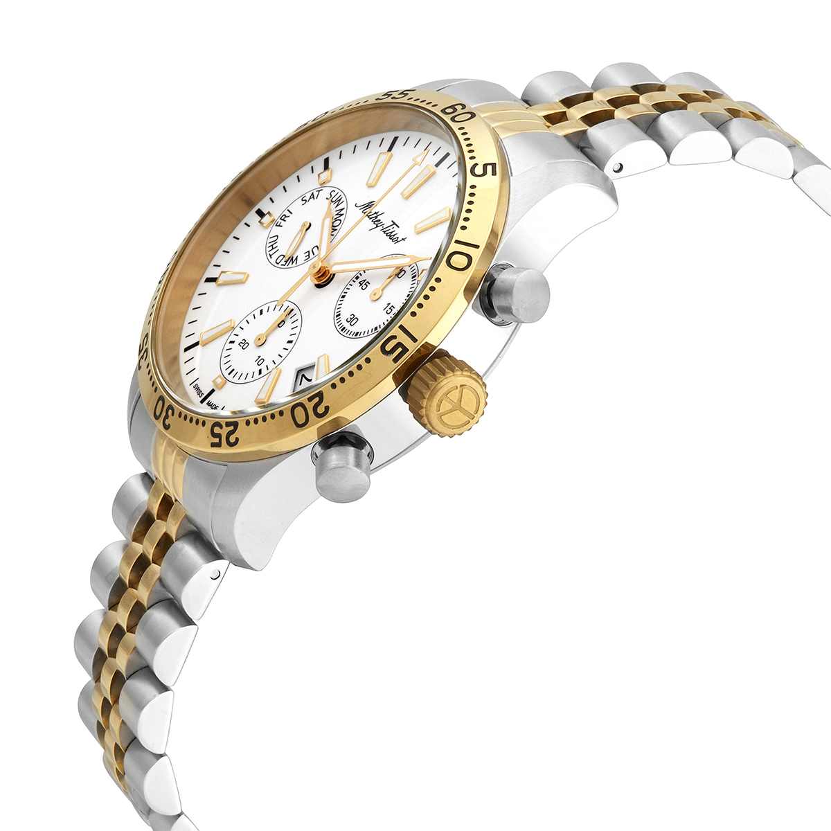 mathey tissot mathey ii quartz crystal white dial ladies watch h1822chbi mathey tissot mathey ii quartz crystal white dial ladies watch h1822chbi
