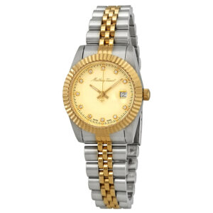 Витрина mathey tissot mathey iii quartz crystal gold dial ladies watch d810bdi