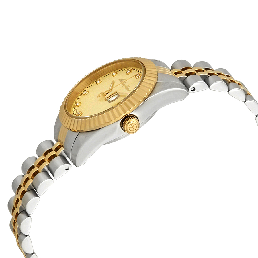mathey tissot mathey iii quartz crystal gold dial ladies watch d810bdi mathey tissot mathey iii quartz crystal gold dial ladies watch d810bdi