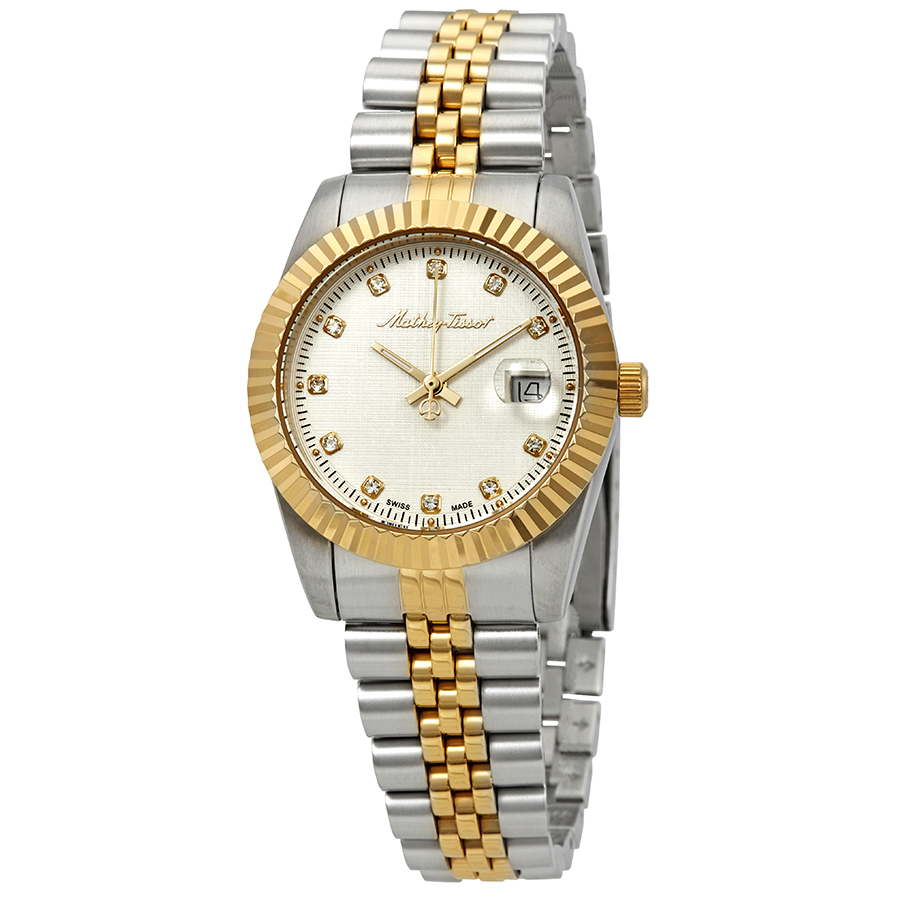 mathey tissot mathey iii quartz crystal silver dial ladies watch d810bi mathey tissot mathey iii quartz crystal silver dial ladies watch d810bi