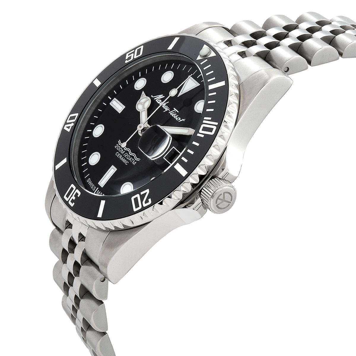 mathey tissot mathy ceramic quartz black dial men's watch h901cran mathey tissot mathy ceramic quartz black dial men's watch h901cran