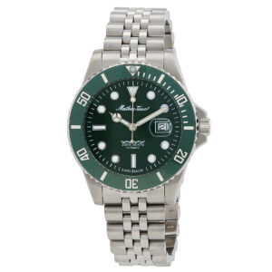 Home mathey tissot mathy ceramic quartz green dial men's watch h901crav