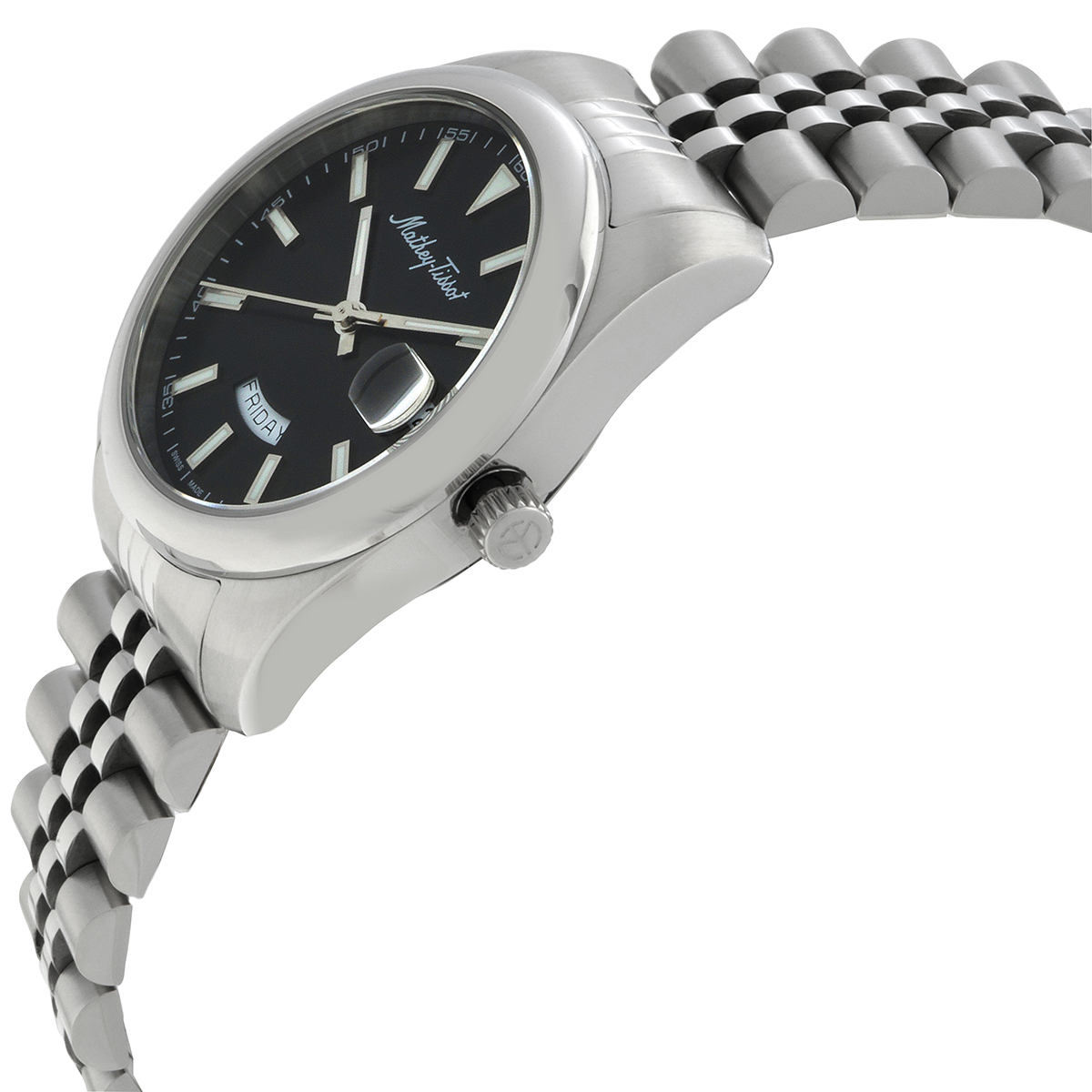mathey tissot mathy day date quartz black dial ladies watch d510an mathey tissot mathy day date quartz black dial ladies watch d510an