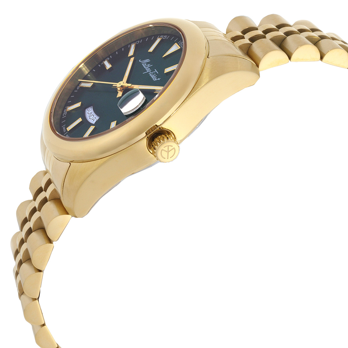 mathey tissot mathy day date quartz green dial men's watch d510pv mathey tissot mathy day date quartz green dial men's watch d510pv