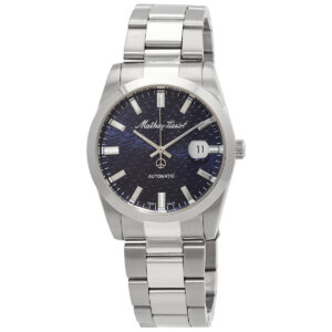 mathey tissot mathy i automatic blue dial men's watch h1450atb