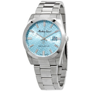 Витрина mathey tissot mathy i quartz blue dial men's watch h450se