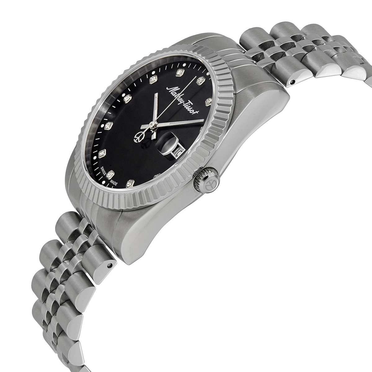 mathey tissot mathy ii quartz black dial men's watch h710an mathey tissot mathy ii quartz black dial men's watch h710an