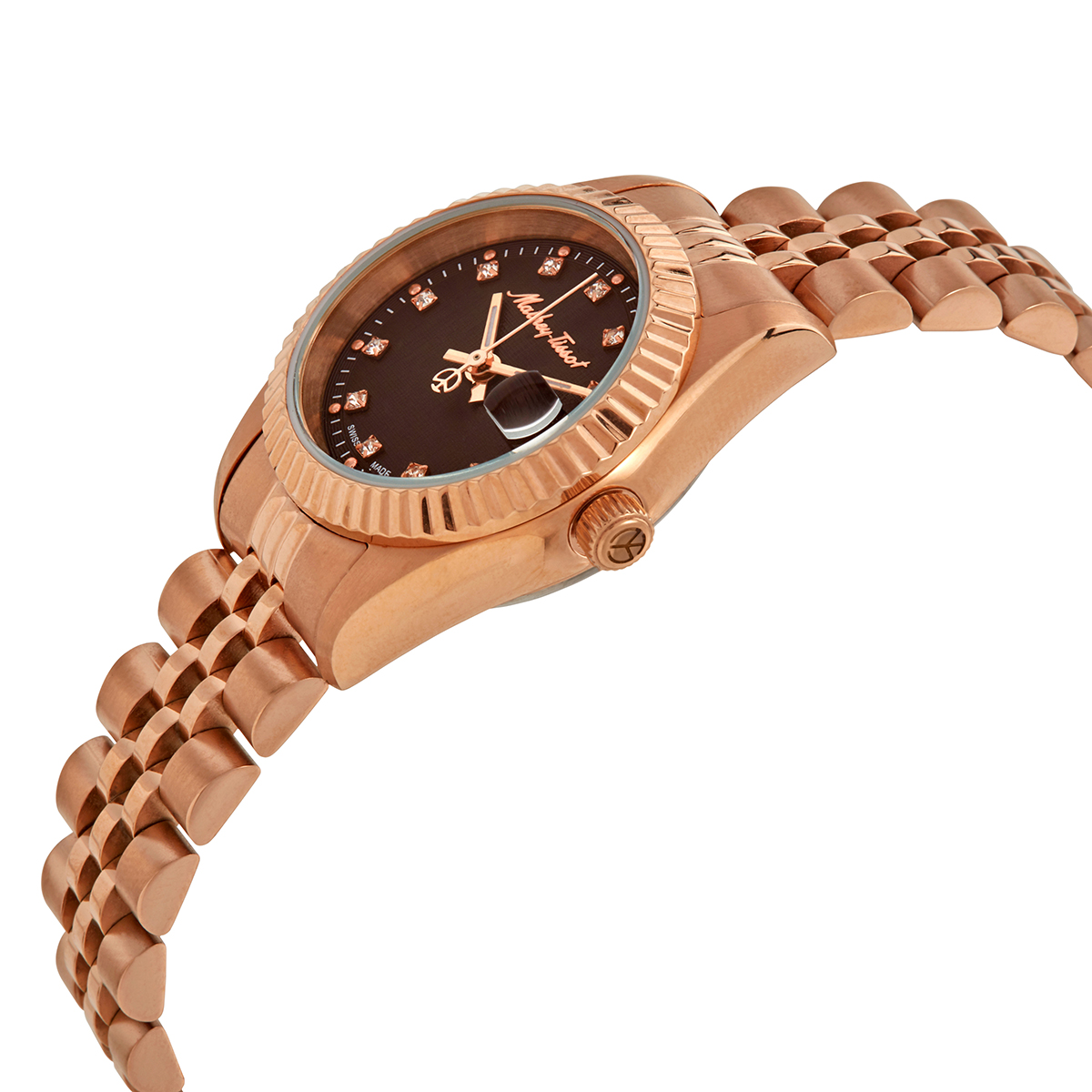 mathey tissot mathy ii quartz brown dial ladies watch d710prm mathey tissot mathy ii quartz brown dial ladies watch d710prm