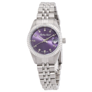 mathey tissot mathy ii quartz purple dial ladies watch d710apu