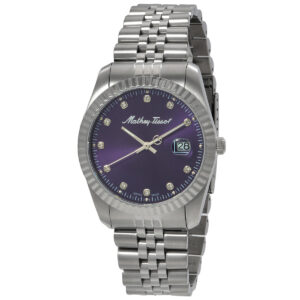 Home mathey tissot mathy ii quartz purple dial ladies watch h710apu