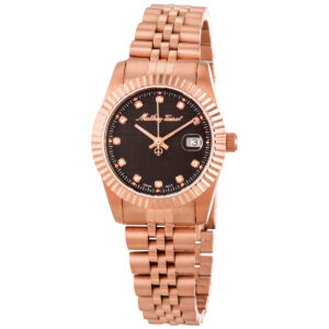 Home mathey tissot mathy iii quartz black dial ladies watch d810prm