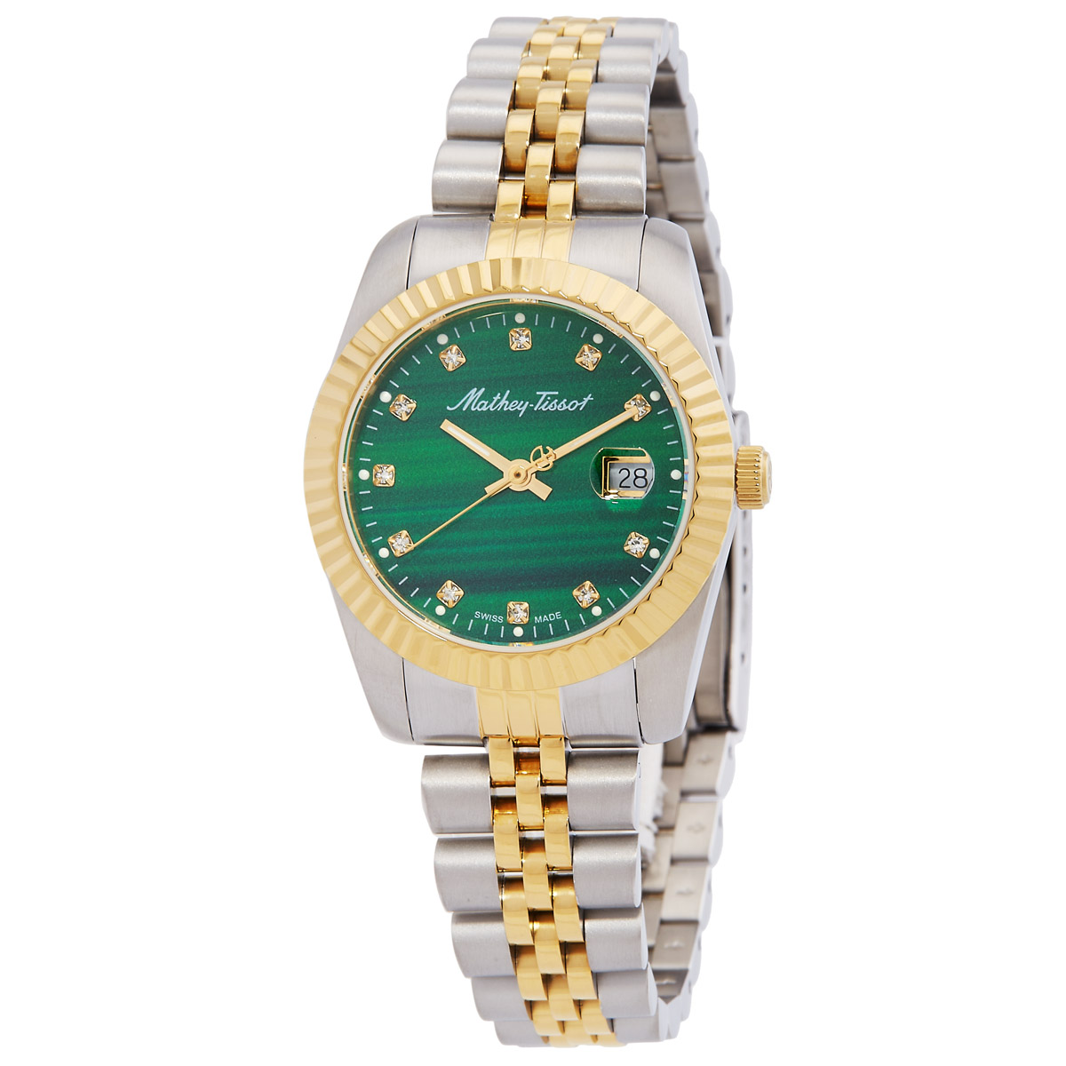 mathey tissot mathy iii quartz green dial ladies watch d810bsv mathey tissot mathy iii quartz green dial ladies watch d810bsv