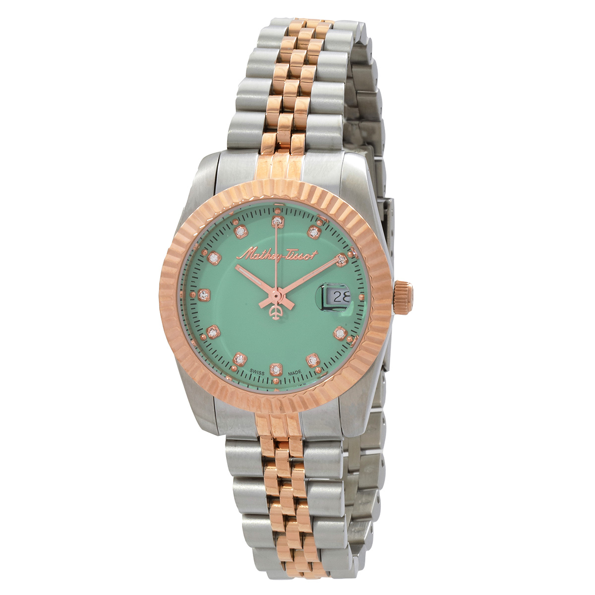 mathey tissot mathy iii quartz green dial ladies watch d810rv mathey tissot mathy iii quartz green dial ladies watch d810rv