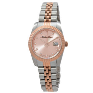 Home mathey tissot mathy iii quartz pink dial ladies watch d810rsal