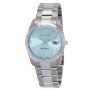 Витрина mathey tissot mathy orient quartz blue arabic dial men's watch h450apsk