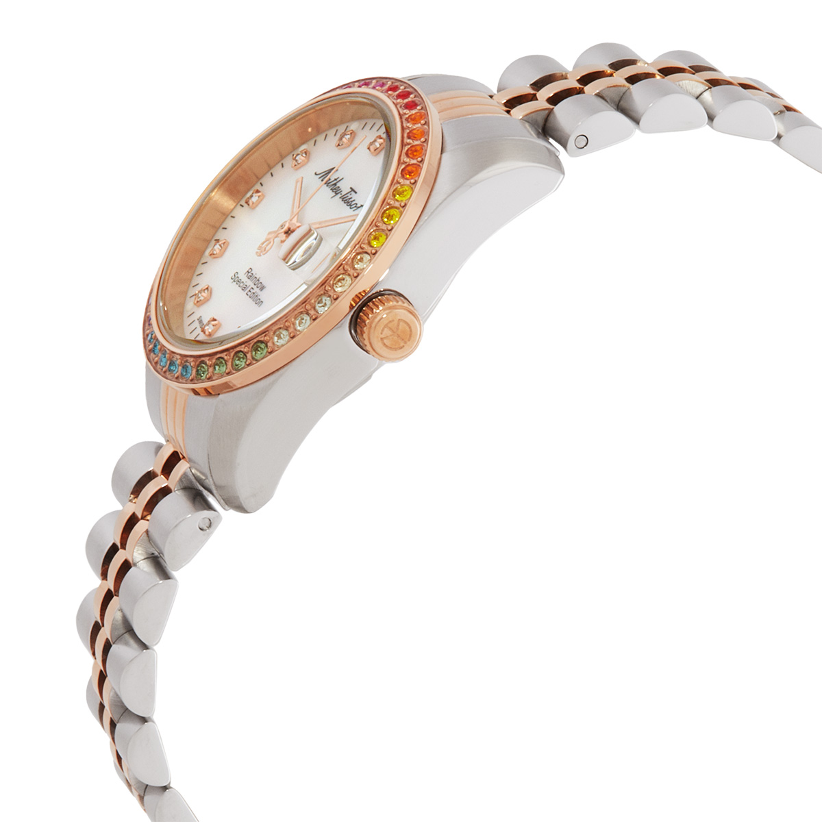 mathey tissot mathy rainbow quartz white dial ladies watch d809bqi mathey tissot mathy rainbow quartz white dial ladies watch d809bqi