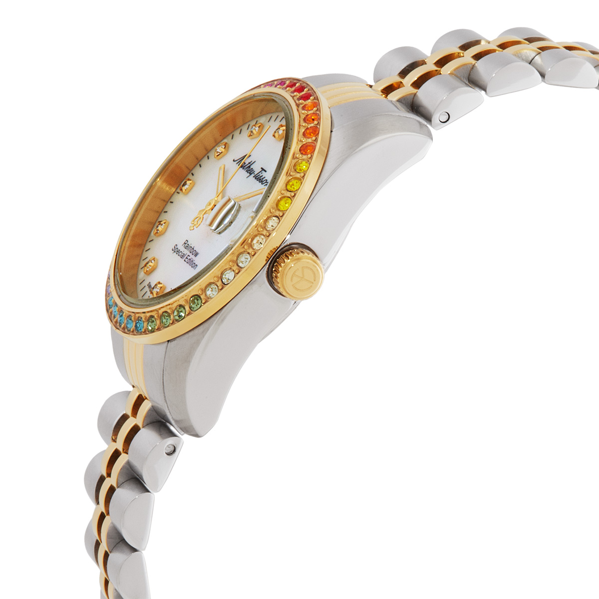 mathey tissot mathy rainbow quartz white dial ladies watch d809bqyi mathey tissot mathy rainbow quartz white dial ladies watch d809bqyi
