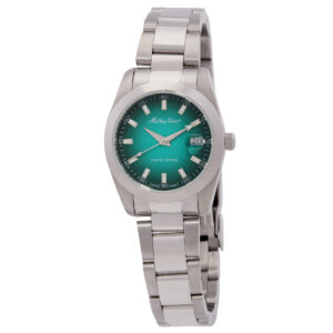 Home mathey tissot mathy sunray quartz green dial ladies watch d451ven