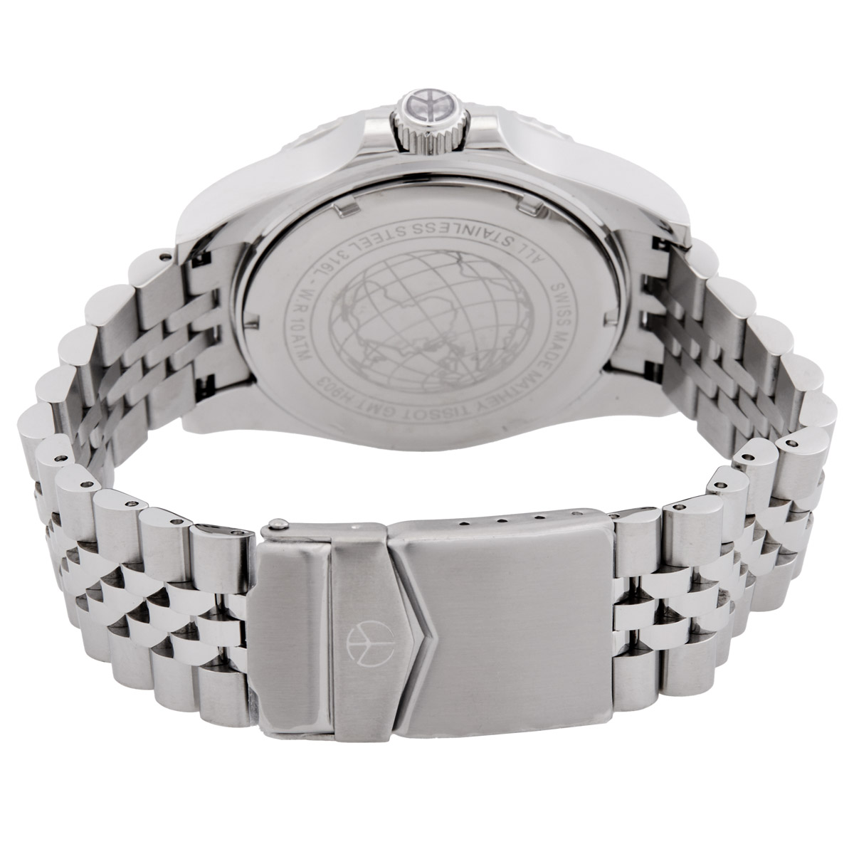 mathey tissot mathy vintage gmt black dial batman bezel men's watch h903anb mathey tissot mathy vintage gmt black dial batman bezel men's watch h903anb