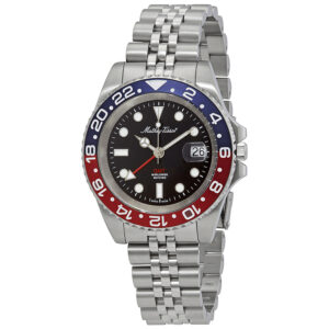 Витрина mathey tissot mathy vintage gmt black dial pepsi bezel men's watch h903ar