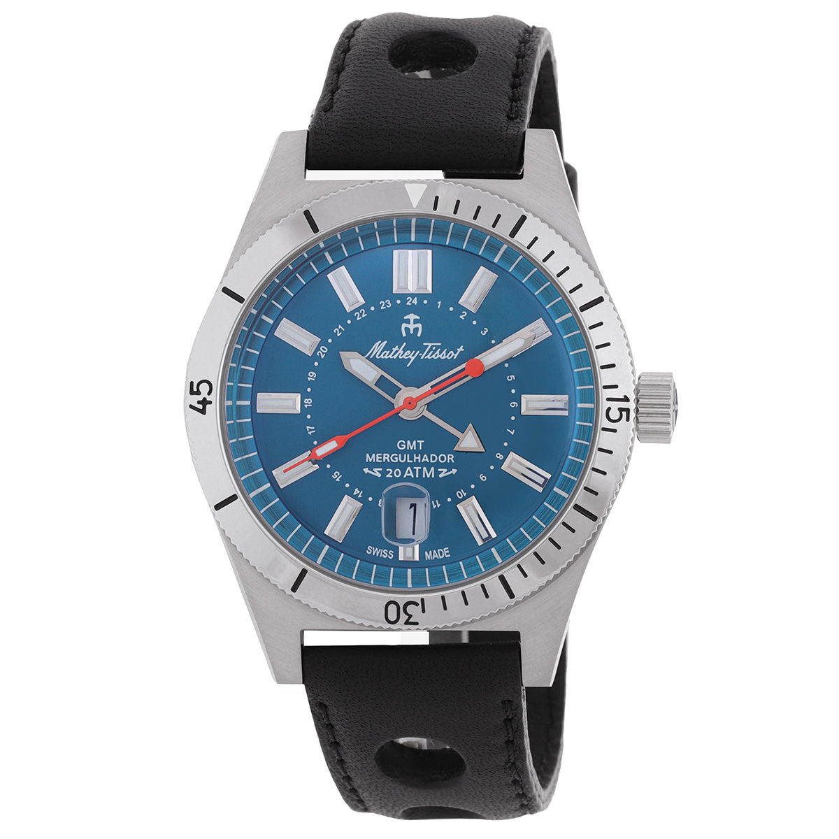 mathey tissot mergulhador gmt quartz blue dial men's watch mrgabu mathey tissot mergulhador gmt quartz blue dial men's watch mrgabu