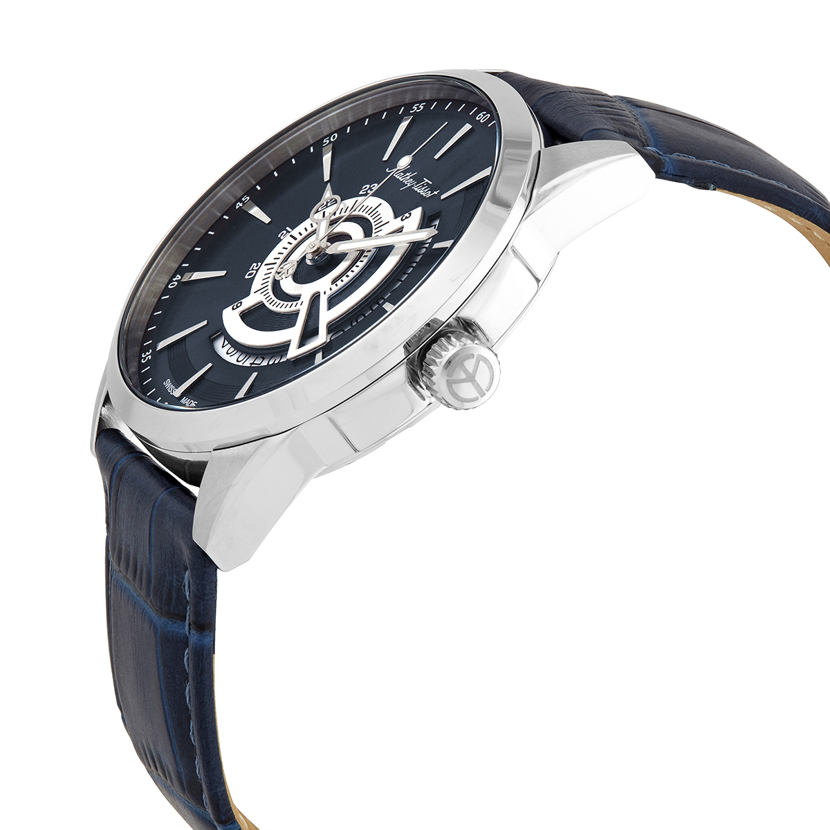 mathey tissot mondo quartz blue dial men's watch h711abu mathey tissot mondo quartz blue dial men's watch h711abu