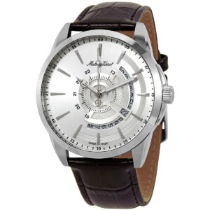 mathey tissot mondo quartz silver dial men's watch h711as