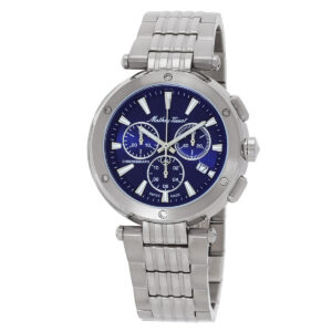 mathey tissot neptune chrono chronograph quartz blue dial men's watch h912chabu