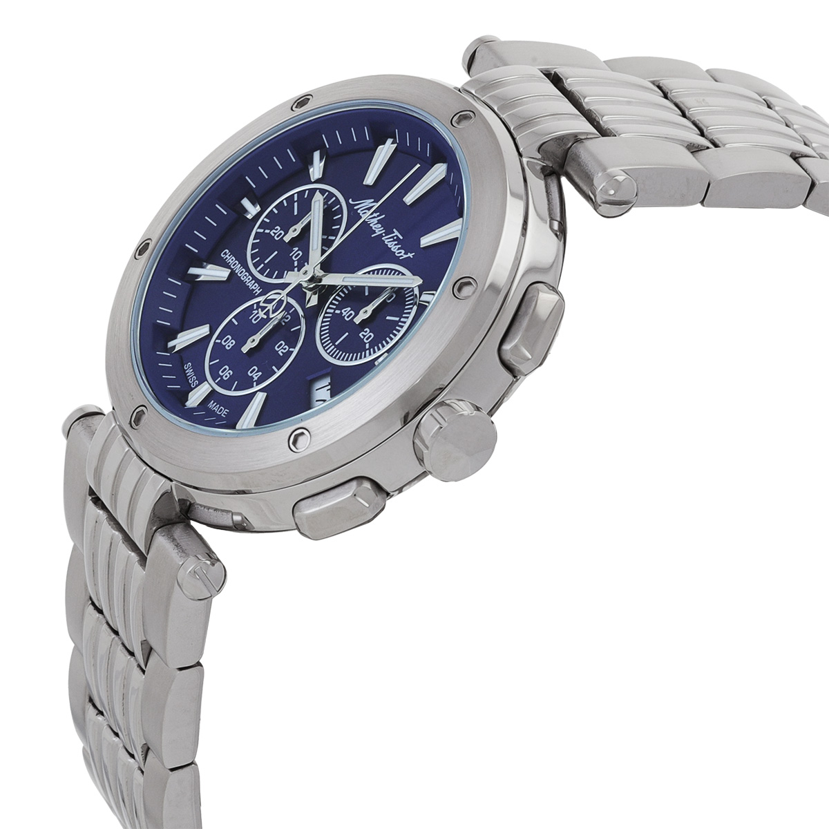 mathey tissot neptune chrono chronograph quartz blue dial men's watch h912chabu mathey tissot neptune chrono chronograph quartz blue dial men's watch h912chabu