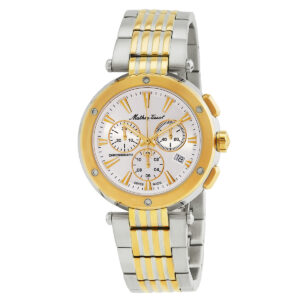 mathey tissot neptune chrono chronograph quartz silver dial men's watch h912chbi
