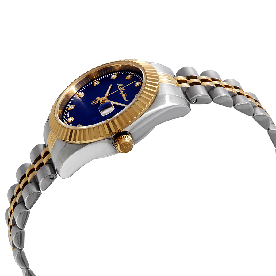 mathey tissot rolly iii crystal blue dial ladies watch d810bbu mathey tissot rolly iii crystal blue dial ladies watch d810bbu