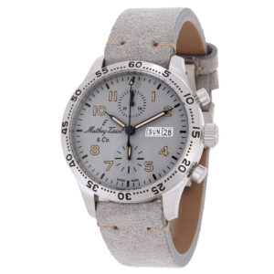 mathey tissot type 21 chrono auto chronograph automatic grey dial men's watch h1821chtlg