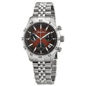 mathey tissot type 22 chronograph red dial men's watch h1822char
