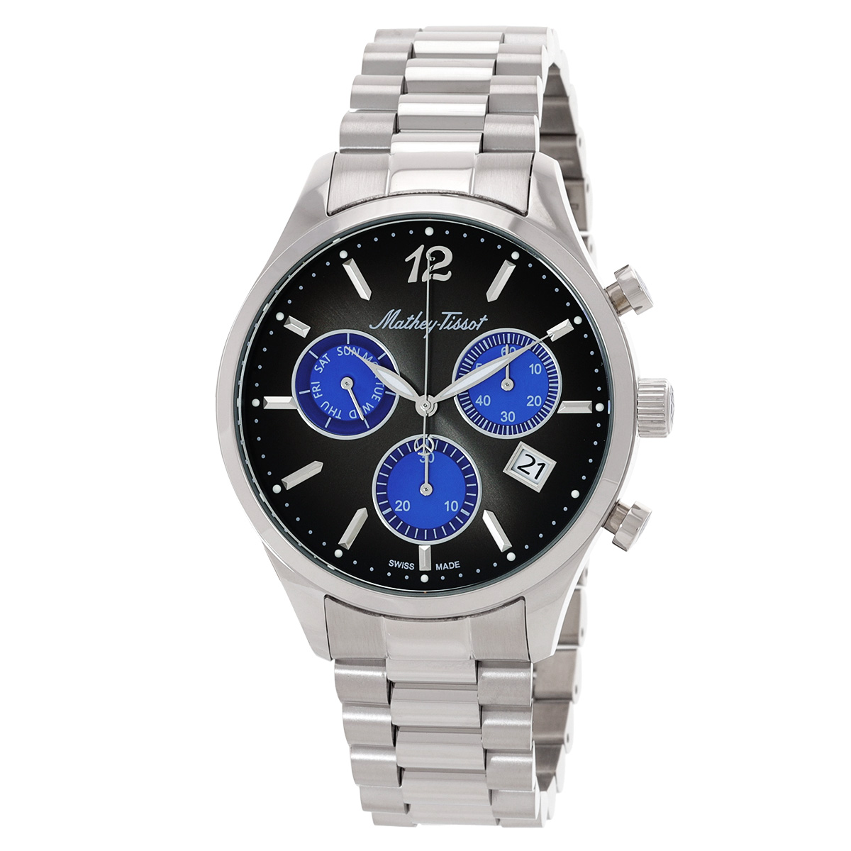 mathey tissot urban chrono chronograph quartz black dial men's watch h411chmb mathey tissot urban chrono chronograph quartz black dial men's watch h411chmb