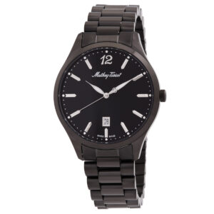 Витрина mathey tissot urban metal quartz black dial men's watch h411mnn