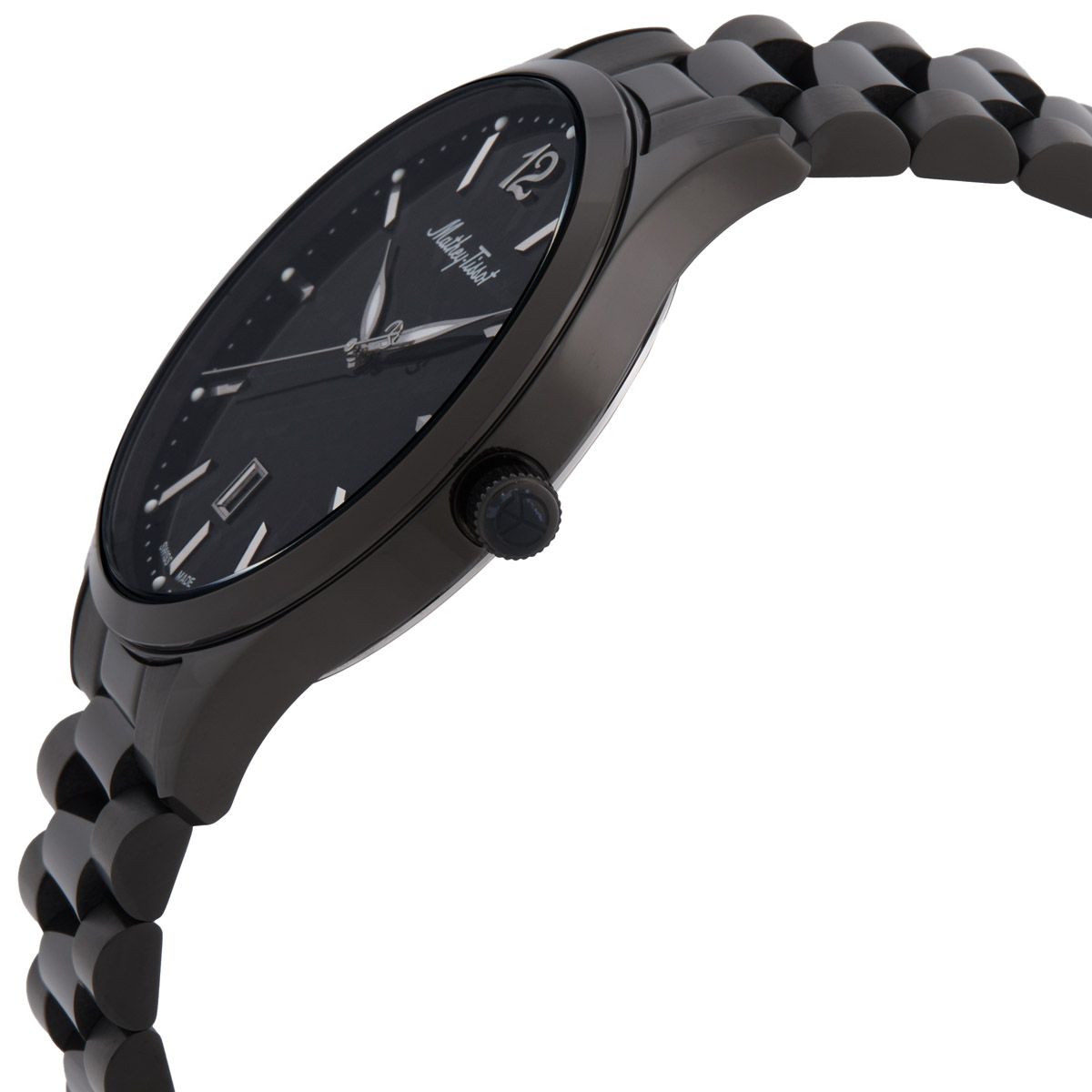 mathey tissot urban metal quartz black dial men's watch h411mnn mathey tissot urban metal quartz black dial men's watch h411mnn