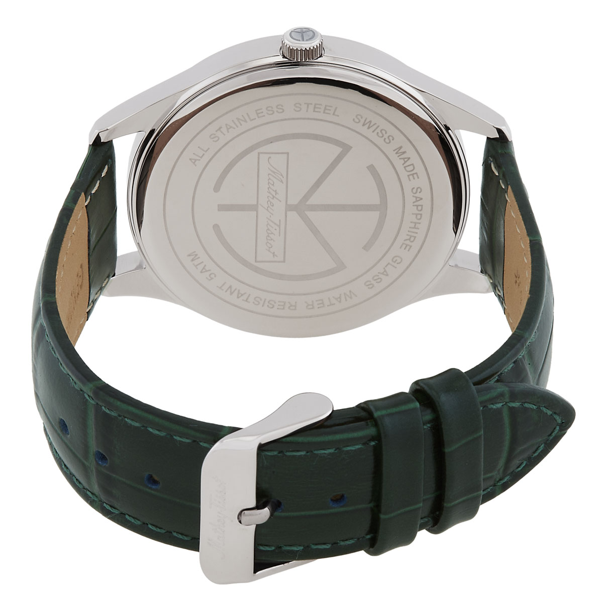 mathey tissot urban moon quartz moon phase green dial men's watch h411lavm mathey tissot urban moon quartz moon phase green dial men's watch h411lavm
